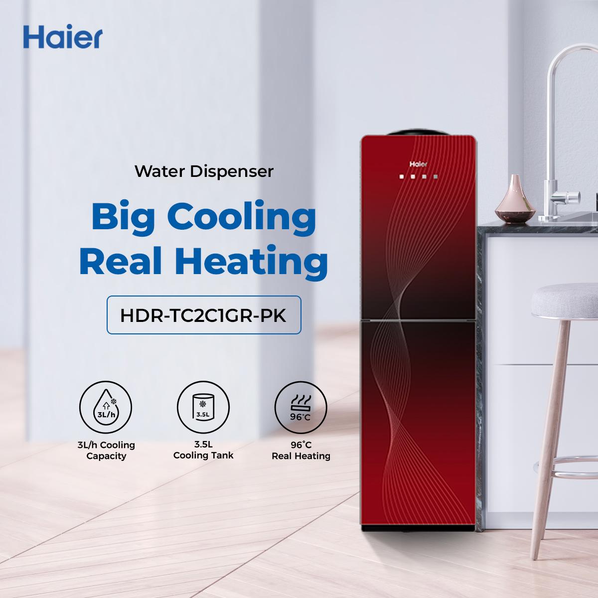 Refrigerator - Water Dispenser - Hot + Cold - HDR-TC2C1GR+