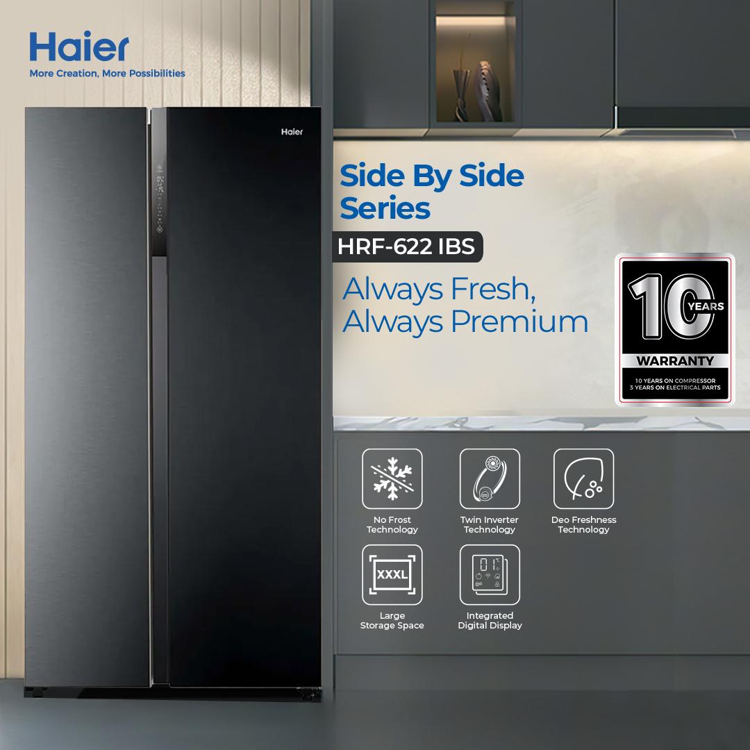 Haier HRF-622IBS Refrigerator