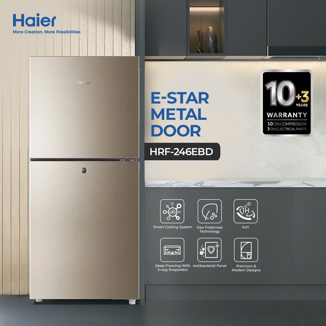 Haier HRF-246 EBS/EBD Refrigerator