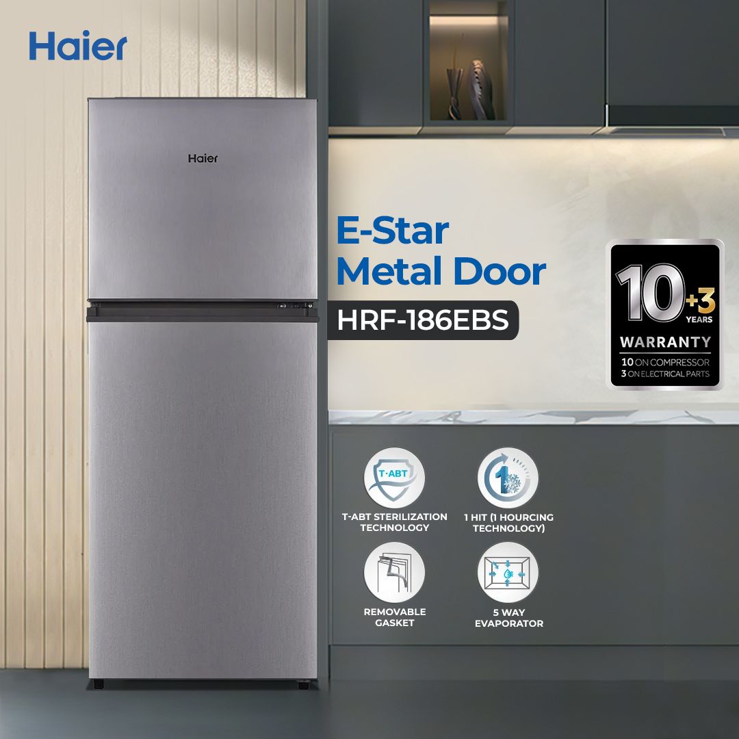 Haier HRF-186 EBS/EBD Refrigerator