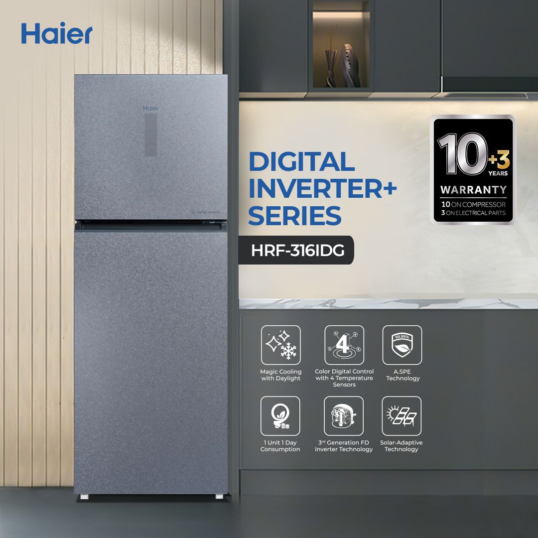 Haier HRF-316IDG+ Refrigerator