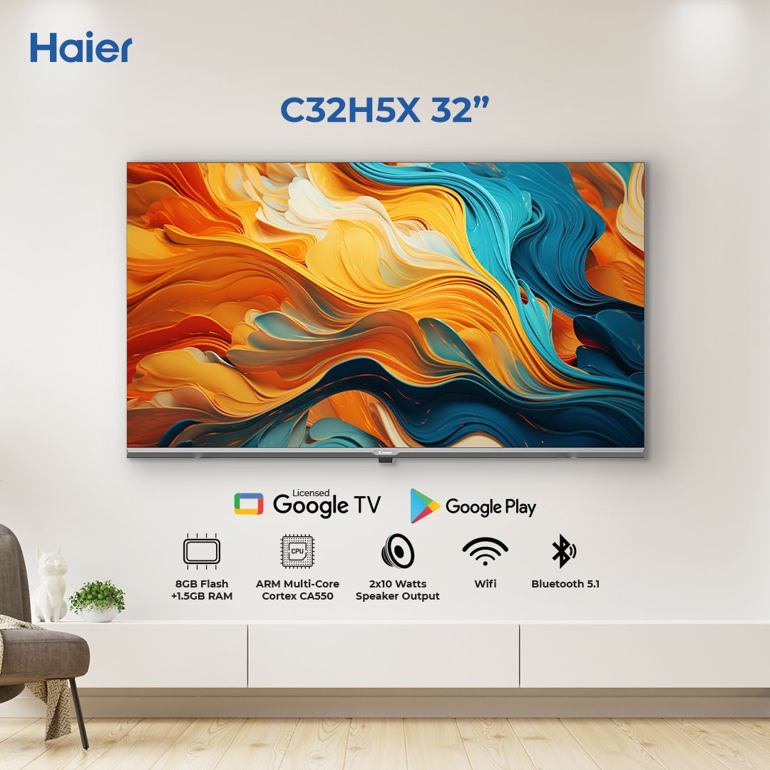 Haier C32H5X+ 32" Smart TV