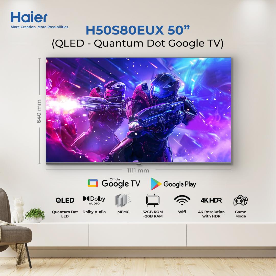 Haier H50S80EUX+ 50" Smart TV