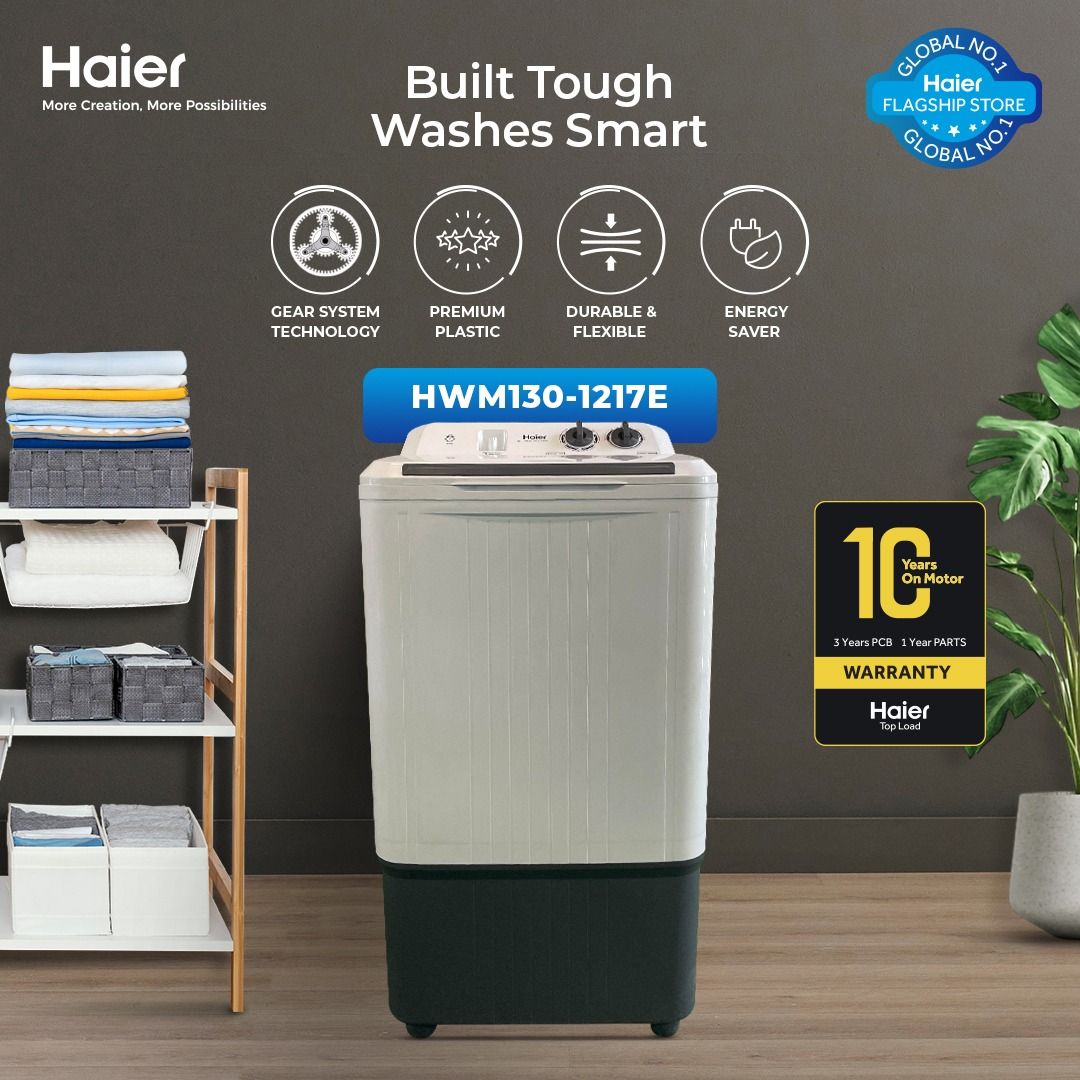 Haier HWM 130-1217E+ Washing Machine
