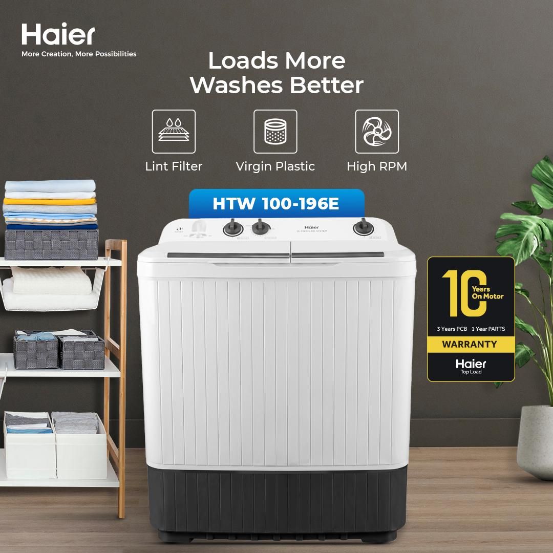Haier HTW 100-196E Washing Machine