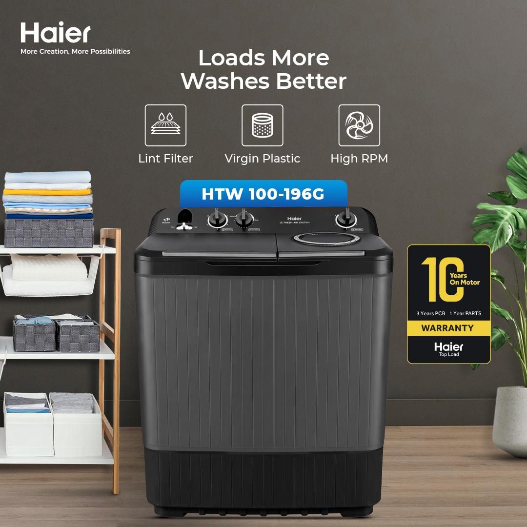 Haier HTW 100-196G Washing Machine