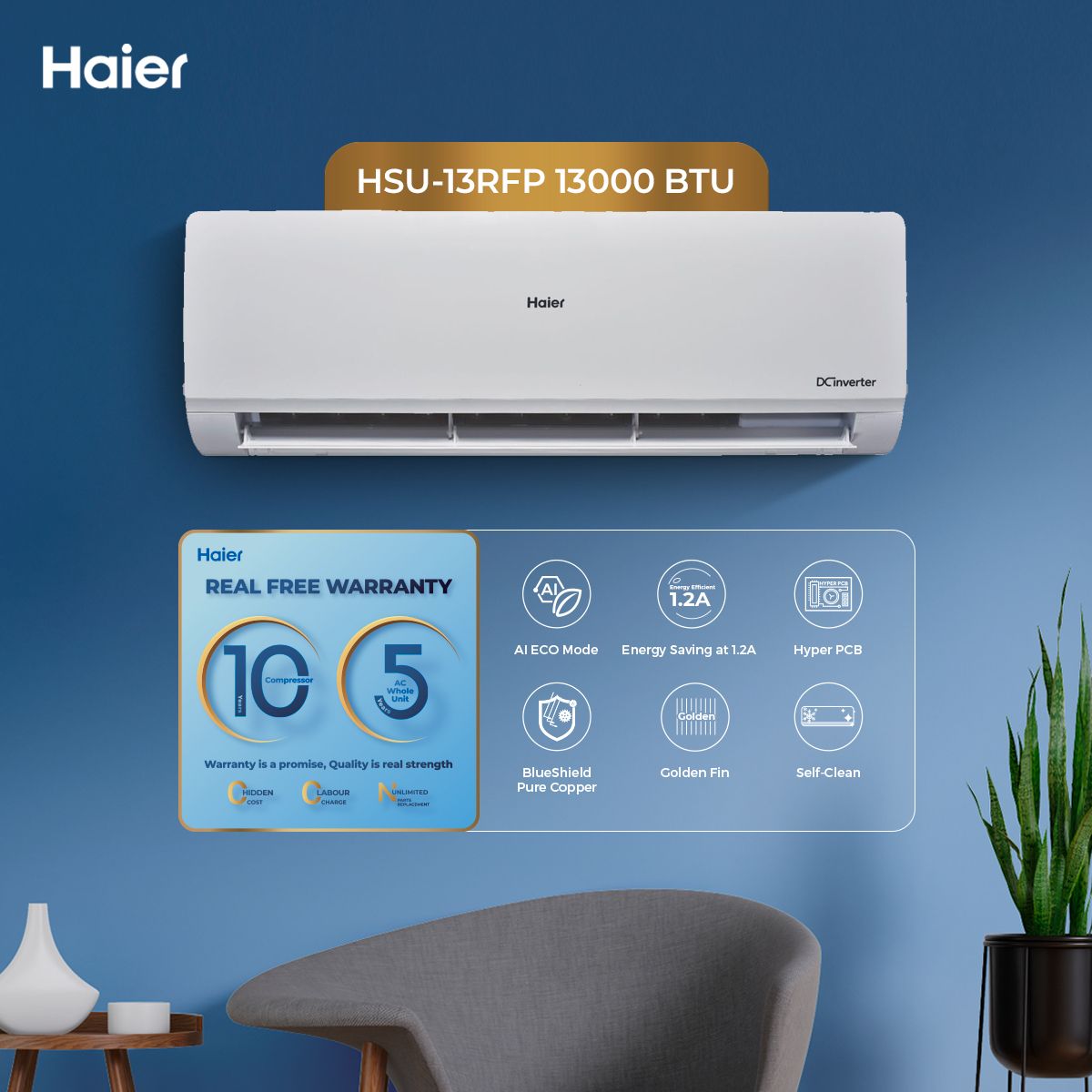Haier HSU-13RFP Air Conditioner