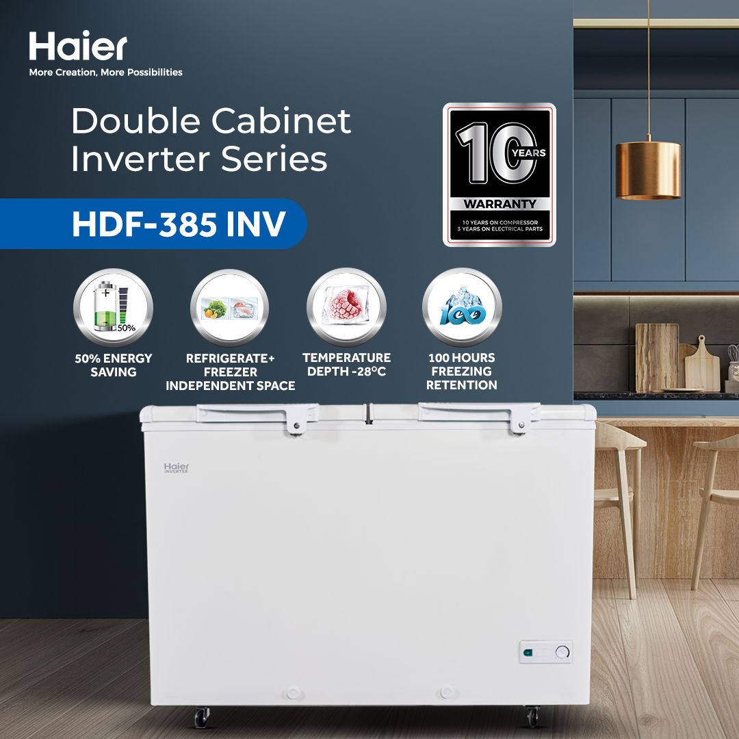 Haier HDF-385INV+ Deep Freezer