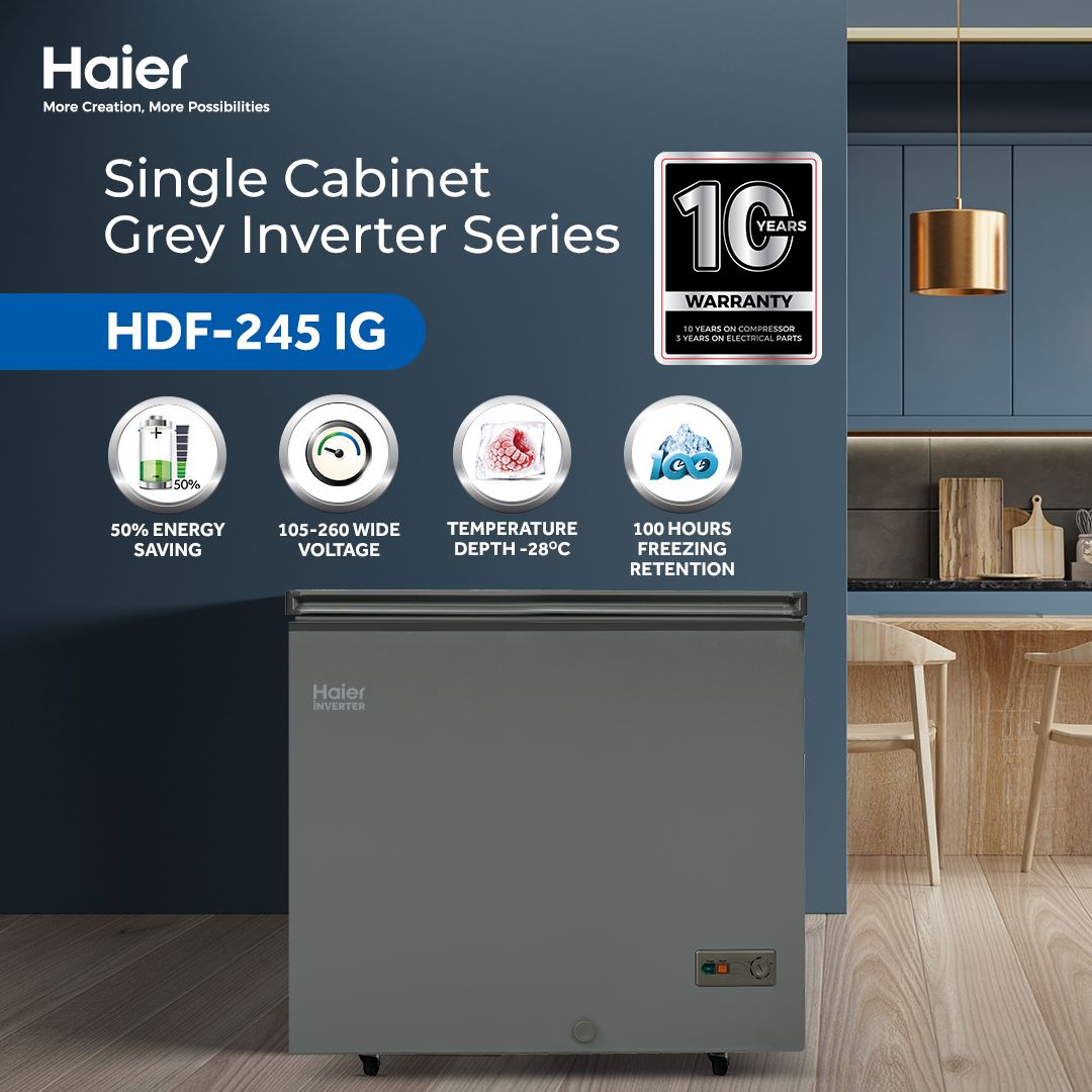 Haier HDF-245 IG+ Deep Freezer