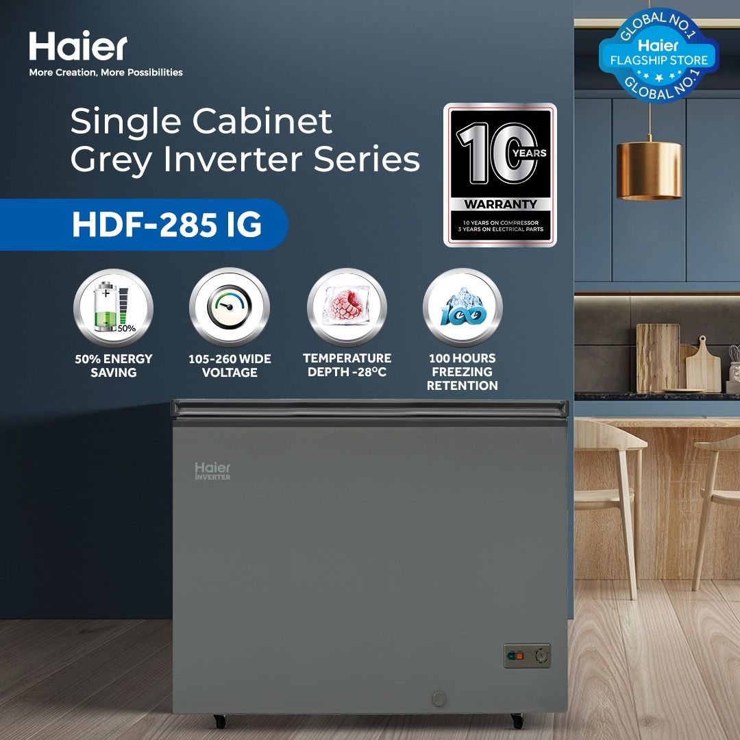 Haier HDF-285 IG Deep Freezer