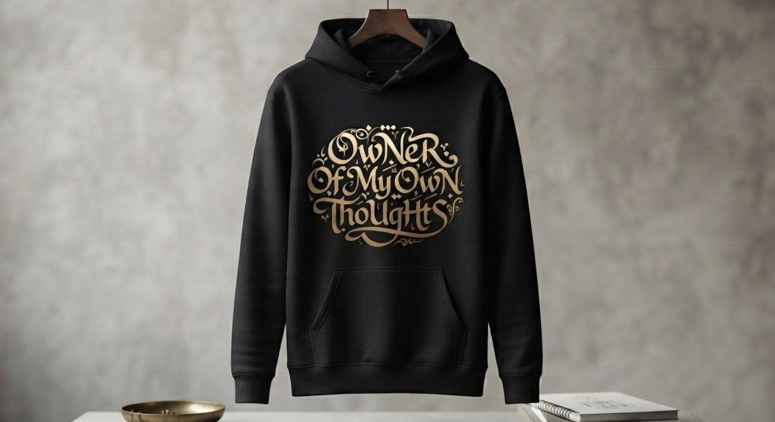 Own Thoughts Black T-Shirt